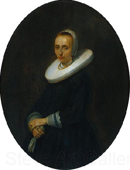 Gerard ter Borch the Younger Portrait of Johanna Bardoel (1603-1669). Norge oil painting art